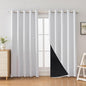 Anytime 100% Blackout Curtain 2 Panels Set, Thermal Insulated Window Drapes by Anytime