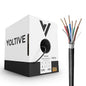 Voltive 18/6 Shielded Low Voltage Wire, Riser CL3R, 500ft by Voltive