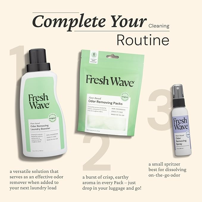 Fresh Wave Lavender Scent Odor Eliminator Spray & Air Freshener, 2 fl. oz. - Image 6