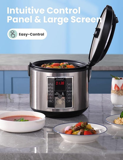 COMFEE' Rice Cooker, Slow Cooker, Sauté All in One Multi Cooker Large Capacity. - Image 3