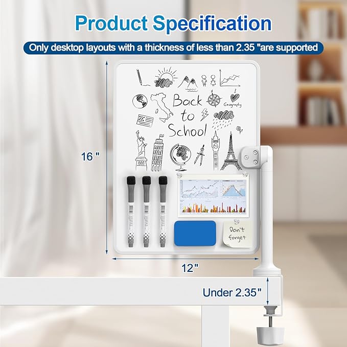 Double-Sided Desk Whiteboard - Image 4