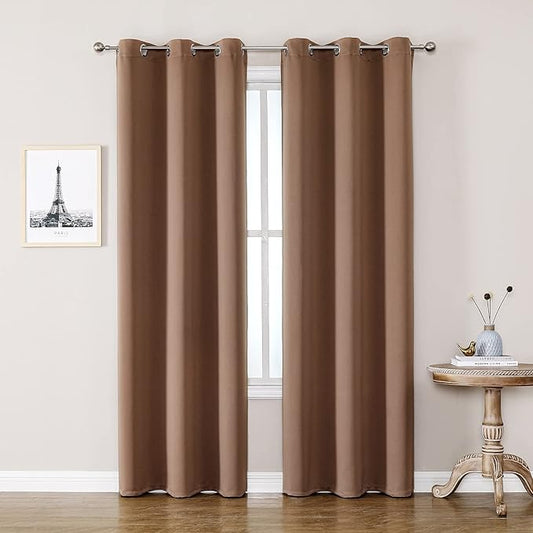 ChrisDowa Grommet Room Darkening Curtains by ChrisDowa