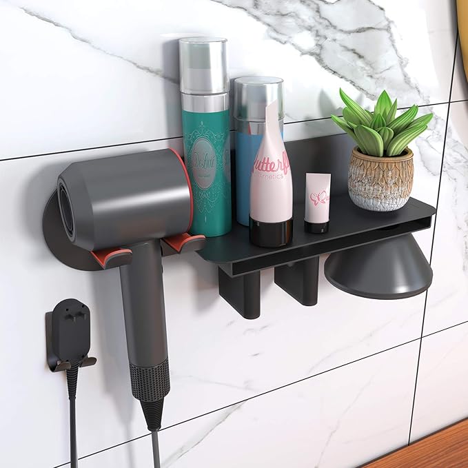 FLE Hair Dryer Holder Wall Mounted - Image 2