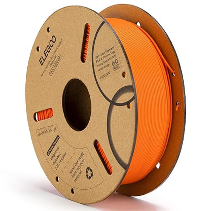 ELEGOO PLA Filament 1.75mm Orange 1KG, 3D Printer Filament Dimensional Accuracy by ELEGOO