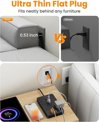Bawmwim Surge Protector Power Strip - Image 6