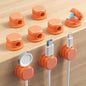 9 Pack Cord Organizer, Spring Cable Management, Adhesive Cute Cable Holder Clips by Funtin