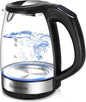 ShanSon 1.7L Electric Glass Kettle 1500W Temperature Control Fast Water Boiler by ShanSon