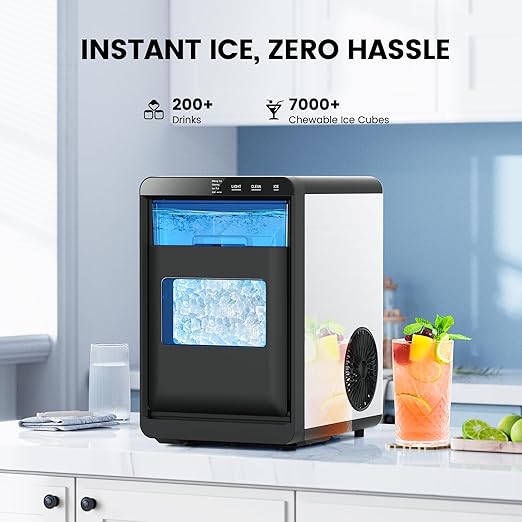 COWSAR Nugget Ice Makers Countertop, 44Lbs/24H Crushed Ice Maker & Pebble Ice - Image 3