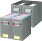 BALEINE File Organizer Box, Cardboard File Folder Organizer by BALEINE