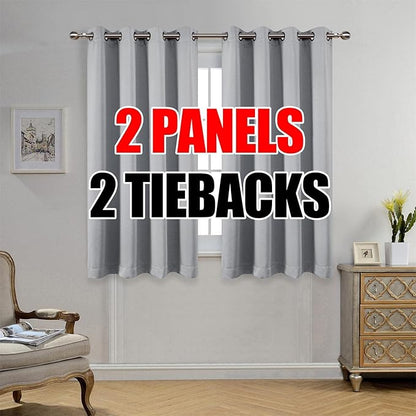 MIUCO Room Darkening Grommet Thermal Insulated Blackout Window Curtains Panels by MIUCO