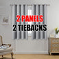 MIUCO Room Darkening Grommet Thermal Insulated Blackout Window Curtains Panels by MIUCO