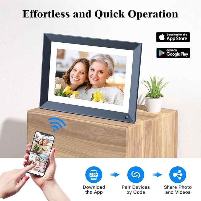 10.1" Digital Picture Frame Smart-Digital-Photo-Frame - Image 3