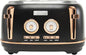 Haden Dorset 4 Slice Wide Slot Stainless Steel Toaster by HADEN