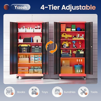 Yizosh Metal Garage Storage Cabinet - Image 5
