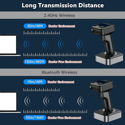 Symcode Pro 1D 2D QR Wireless Barcode Scanner - Image 5