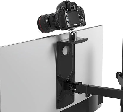 HumanCentric DSLR Monitor Mount Small, Desk Camera Mounting, Light Webcam by HumanCentric