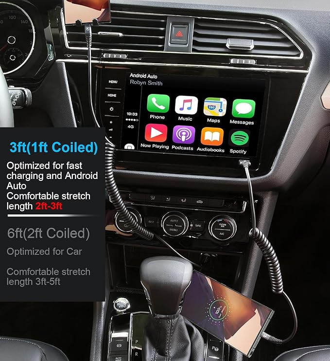 KIYODA USB C to USB C Cable, Type C Fast Charging Cable Compatible - Image 4