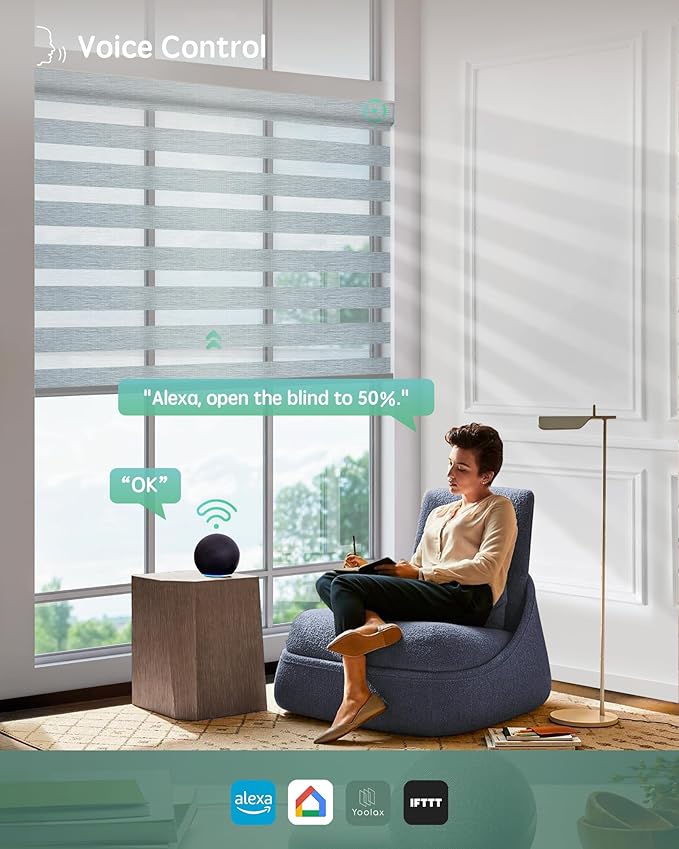 Yoolax Motorized Zebra Blinds Works - Image 3