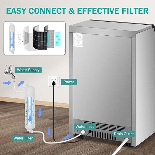 Commercial Ice Maker Machine, 150lbs/24H - Image 8