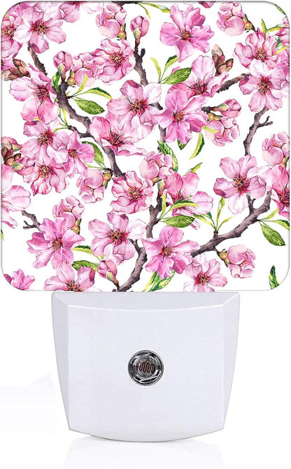 FSHVQKD Spring Flowers Blossom Night Light, Plug Into Wall by Unknown