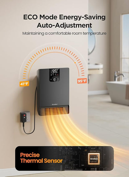 GiveBest Smart Wall Heater, 1500W Fast Heating Electric Space Heater - Image 4