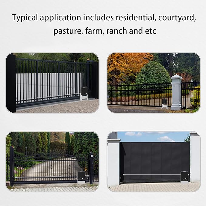 GATEXPERT Automatic Sliding Gate Operator Kit Driveway Security Gate Opener - Image 2