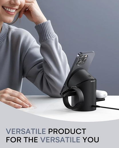 ZEEHOO 3 in 1 Charging Station for Apple Devices, Mag-Safe Charger Stand - Image 6