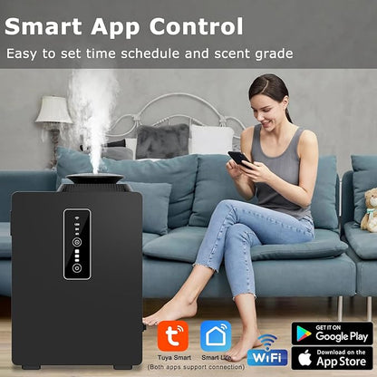 2026 Upgraded 1000ML HVAC Scent Diffuser Machine Kit, Includes 2 Premium Oils - Image 4
