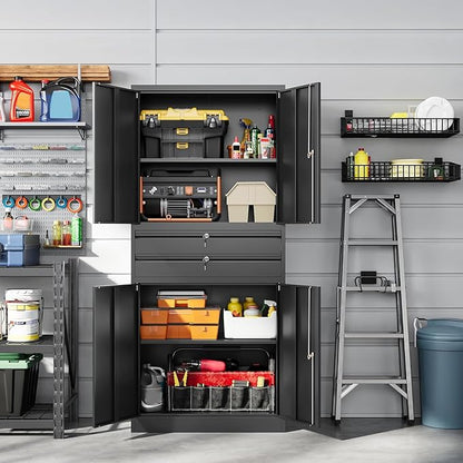 Letaya Metal Garage Storage Cabinet - Image 7