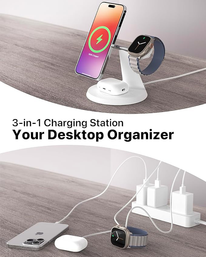 3 in 1 Wireless Charging Station - Image 4