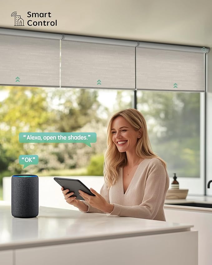 Yoolax Smart Coupled Roller Shades Compatible - Image 3