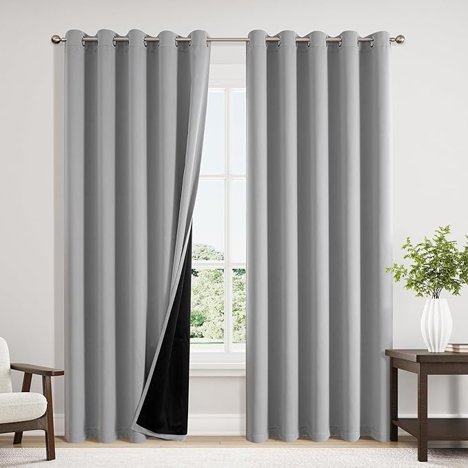 ChrisDowa 100% Blackout Curtains 84 inch Long by ChrisDowa