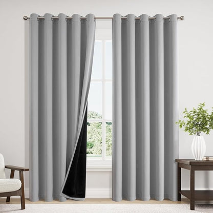 ChrisDowa 100% Blackout Curtains 84 inch Long by ChrisDowa