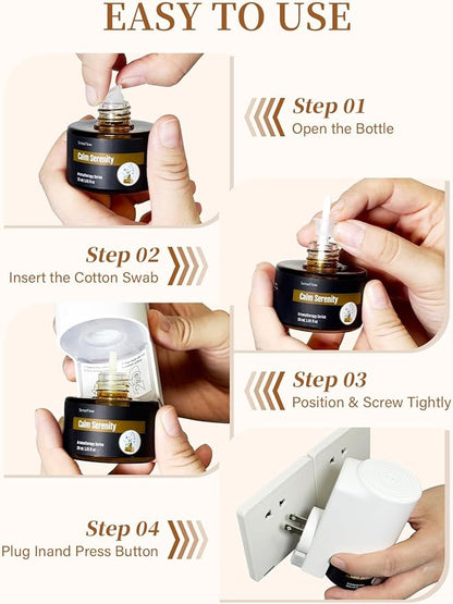 SF101 Pro Waterless Essential Oil Diffuser, Plug in Aromatherapy Diffuser & - Image 2