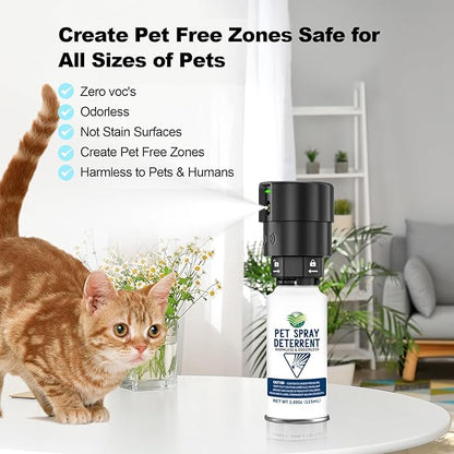Cat Spray Deterrent System Automatic Cat Deterrent Spray, Motion Activated - Image 2