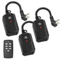 BN-LINK Outdoor Remote Control Outlet Plug Black, Indoor Wireless Outlet Switch by BN-LINK