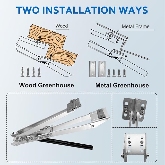 UYGALAXY Greenhouse Automatic Window Opener Kit - Image 5