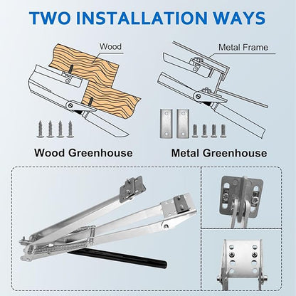 2 Pack Greenhouse Automatic Window Opener Kit - Image 5