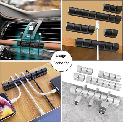 ITUGOU 11PCS Cable Management Cord Holder Organizer, Magnetic Cable Clips - Image 3