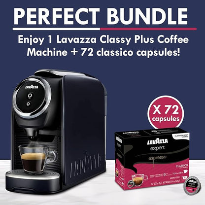 Lavazza Classy Mini Coffee Maker – 72 Count Classico Espresso Capsules – - Image 2