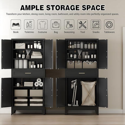 COFaR 71" Tall Metal Storage Cabinet - Image 9