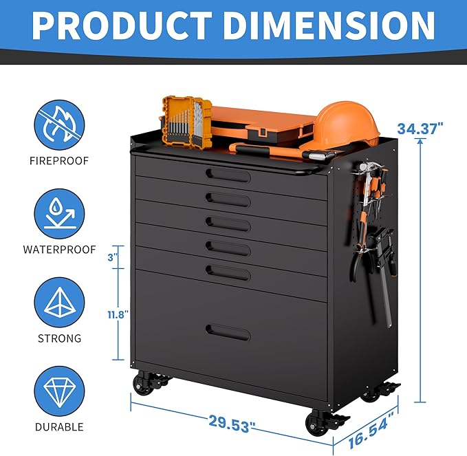 Metal Garage Storage Cabinet - Image 3