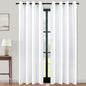 KOUFALL Closet Curtains for Bedroom Closet Door, 95 Inch Long Open Grommet by KOUFALL