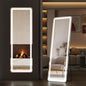 Sweetcrispy Full Length Mirror with LED Lights, 61"x17" Lighted Full Body Floor Mirror with Dimming & 3 Color Lighting, Stand for Bedroom, Dressing Room