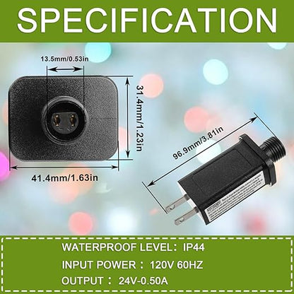 SIGANDG 24V 12W LED Transformer Replacement Class 2 Power Supply - Image 2