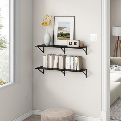 36"W x 12"D Floating Shelves, 12 Inch Deep Wall Shelves - Image 2