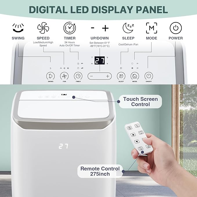 Portable Air Conditioners, 14000 BTU Portable AC Unit - Image 3