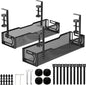 2Pack Under Desk Cable Management Tray, No Drill Mesh Desk Cable Tray, Wire by Unknown