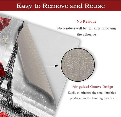 Laptop Skin Sticker Decal, Decorative Waterproof Removable, Eiffel Tower - Image 3