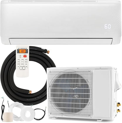 RELAX4LIFE Mini Split Ac/Heating System, 12000 BTU Ductless Mini Split Air by RELAX4LIFE